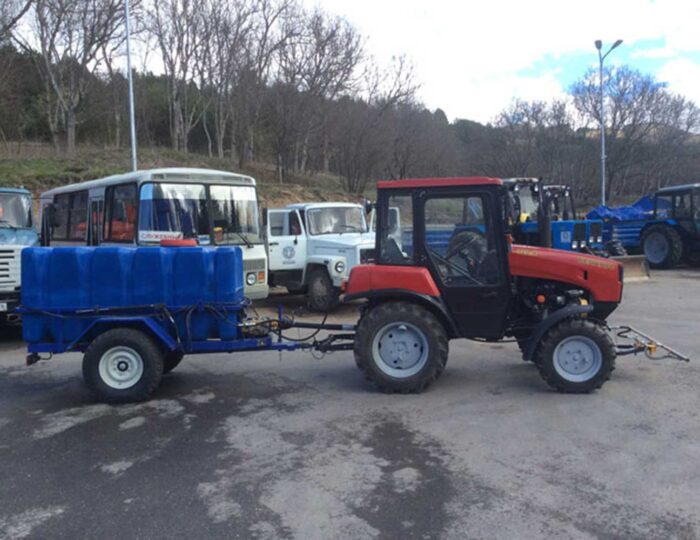 ПРИЦЕП К ТРАКТОРУ ПККД-20 с поливомоечным оборудованием высокого давления